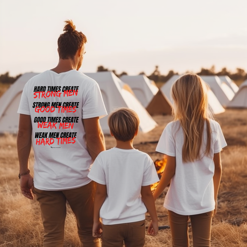 Hard Times, Strong Men T-Shirt